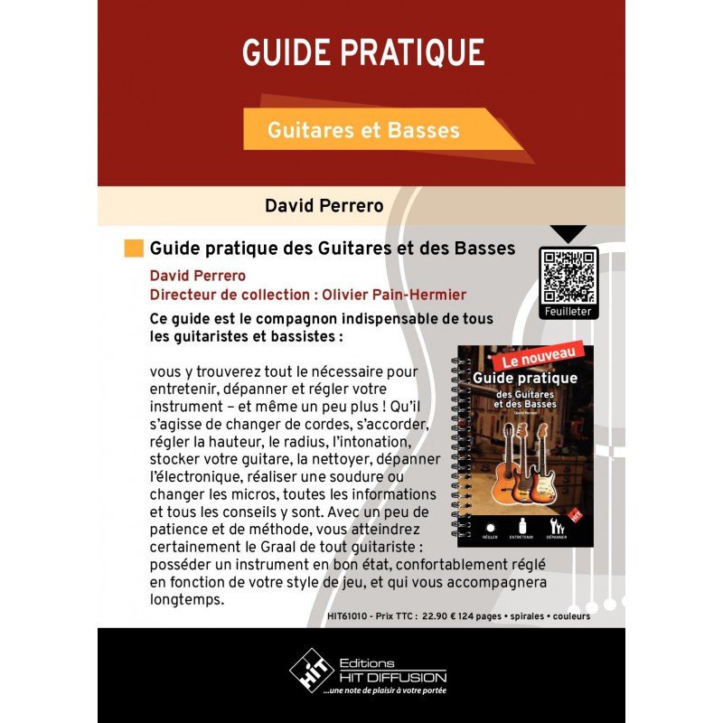 PERRERO GUIDE PRATIQUE DES GUITARES ET DES BASSES