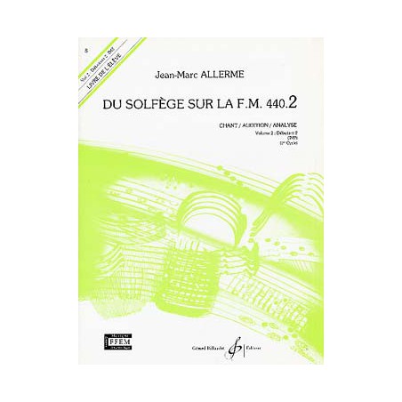 ALLERME FM 440.2 CHANT ANALYSE ELEVE