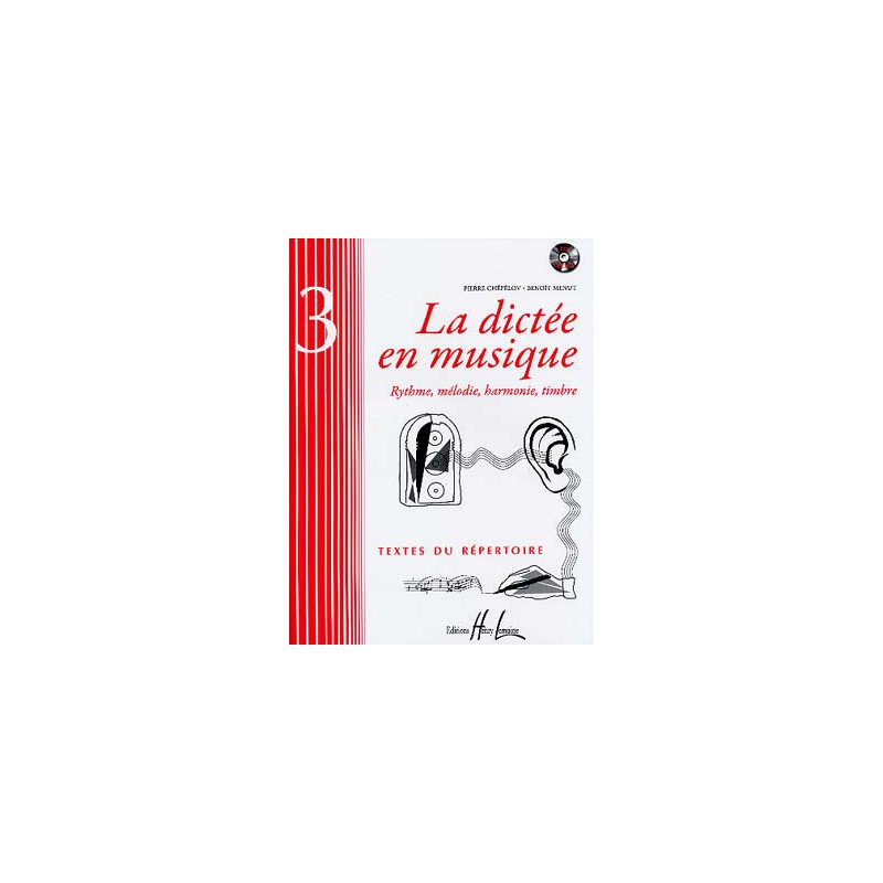 CHEPELOV LA DICTEE EN MUSIQUE 3 + CD  HL28216