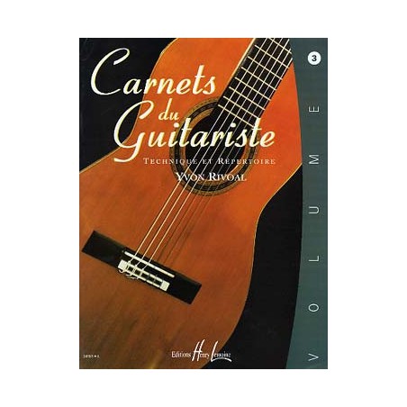 RIVOAL CARNETS DU GUITARISTE 3