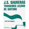 SAGRERAS 3EMES LECONS DE GUITARE ET1693