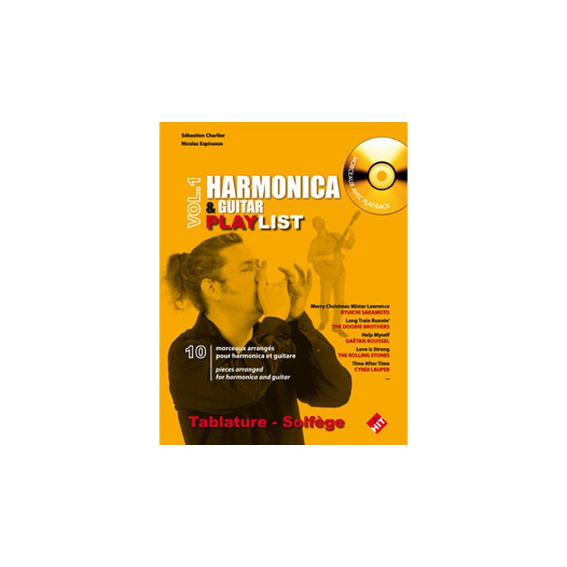 CHARLIER HARMONICA ET GUITARE PLAYLIST + CD