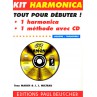 MILTEAU KIT CD A L'HARMONICA AVEC HARMO BLUESBAND PB1131