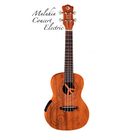 UKULELE LUNA CONCERT E/A UKE MALU AVEC HOUSSE