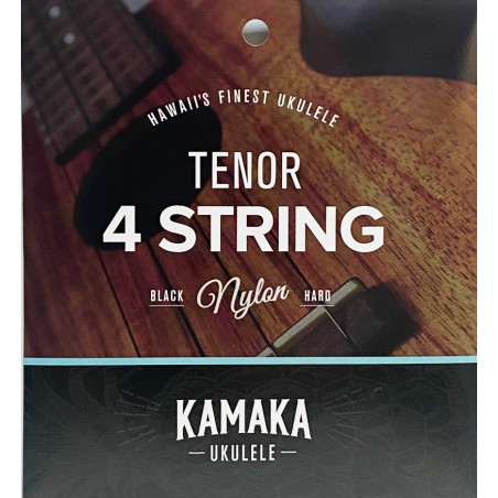 KAMAKA UKULELE TENOR BLACK NYLON S-3