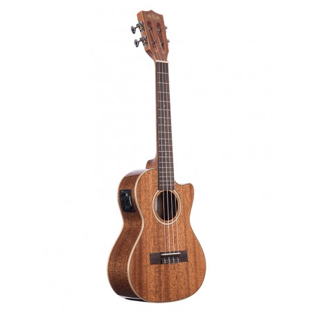 UKULELE KALA TENOR ACAJOU MASSIF ELECTRO CTW