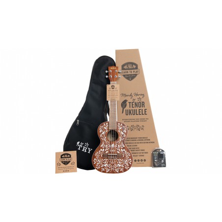 UKULELE KALA TENOR MANDY HARVEY SIGNATUREL AVEC HOUSSE TP-MH