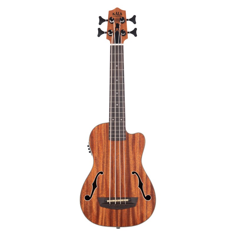 UKULELE KALA UBASS JOURNEYMAN ELECTRO MAHOGANY