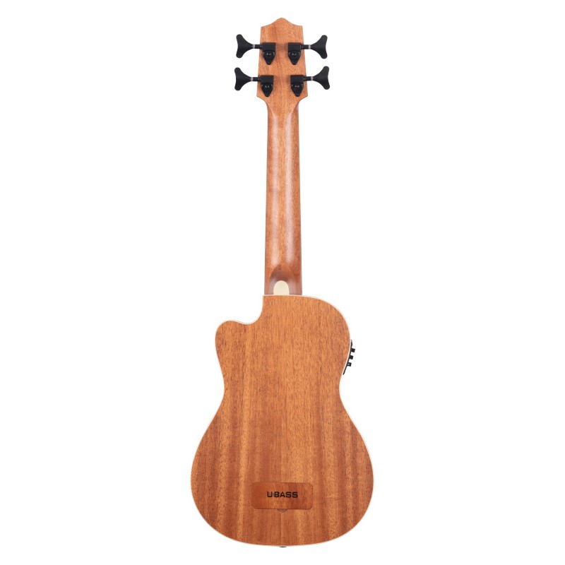 UKULELE KALA UBASS JOURNEYMAN ELECTRO MAHOGANY