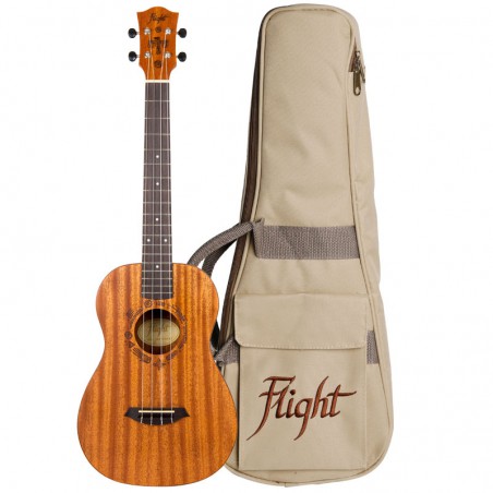 UKULELE FLIGHT BARITON DUB38 ELECTRO MAHOGANY