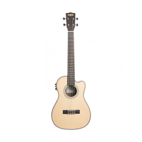 UKULELE KALA BARITON ELECTRO CTW TABLE ÉPICÉA MASSIF/ÉBÈNE