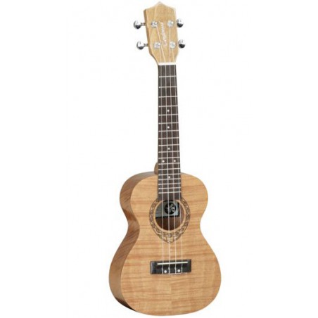 UKULELE TANGLEWOOD CONCERT ACAJOU FLAMME FOND BOMBE BRILLANT TWT6