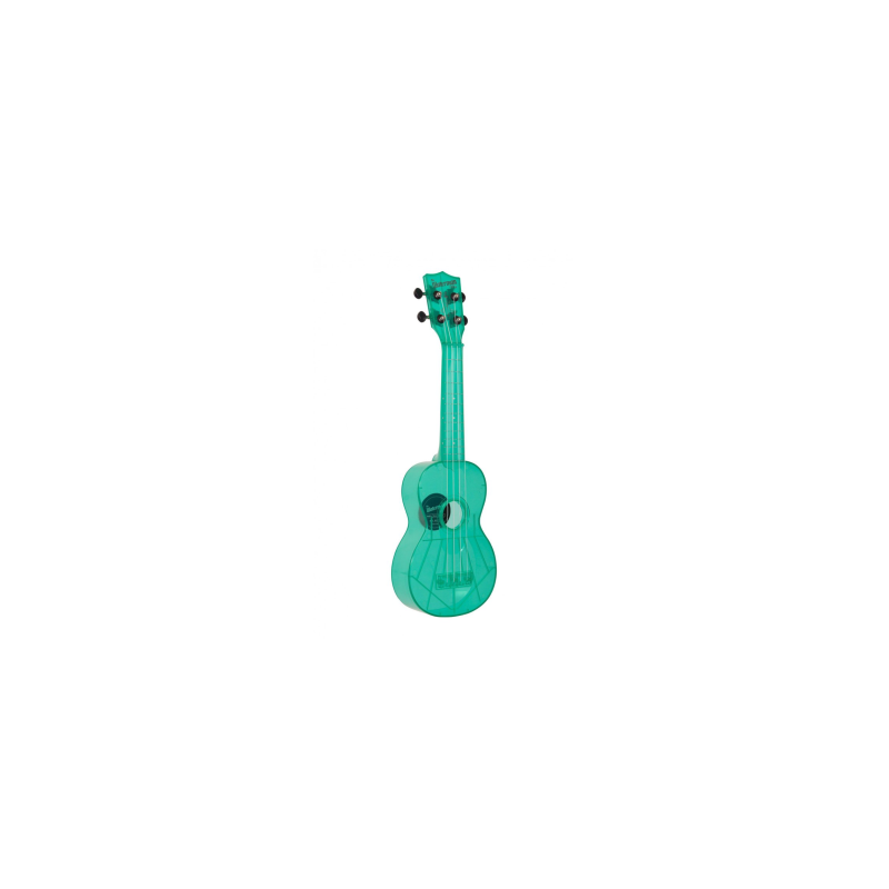 UKULELE SOPRANO WATERMAN TRANSPARENT BLEU VERT  