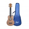 UKULELE FLIGHT SOPRANO ABS TRAVEL WALNUT TUS50