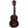 UKULELE BATON ROUGE FINITION ROUGE MAT V1ROYAL