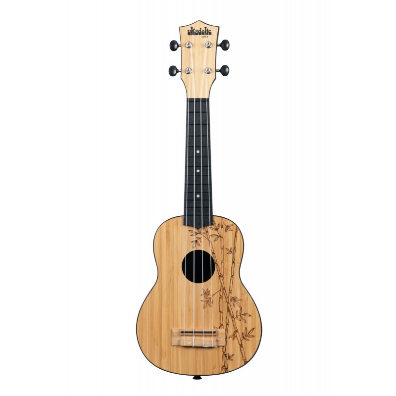 UKULELE KALA SOPRANO UKADELIC BAMBOO TOP