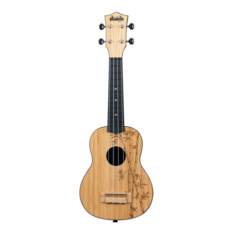 UKULELE KALA SOPRANO UKADELIC BAMBOO TOP