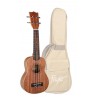 UKULELE FLIGHT SOPRANO MAHOGANY AVEC HOUSSE DUS321