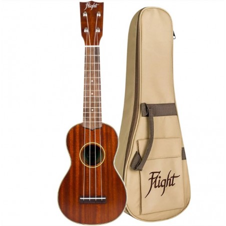 UKULELE FLIGHT SOPRANO HERITAGE TOUT MASSIF MUS-2  