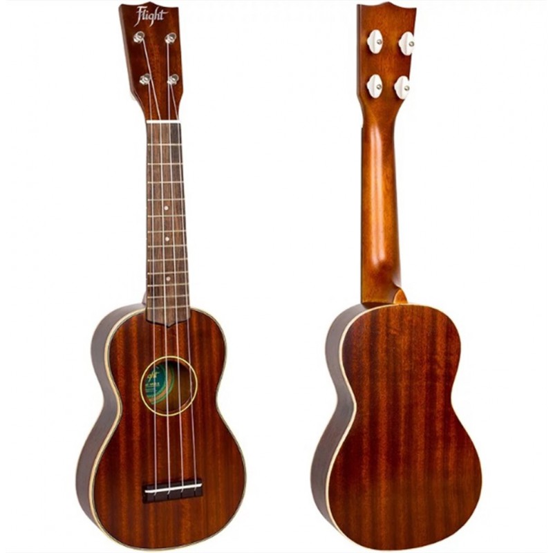 UKULELE FLIGHT SOPRANO HERITAGE TOUT MASSIF MUS-2  