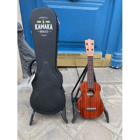 UKULELE KAMAKA SOPRANO HF-1 KOA HAWAIIEN EN ETUI