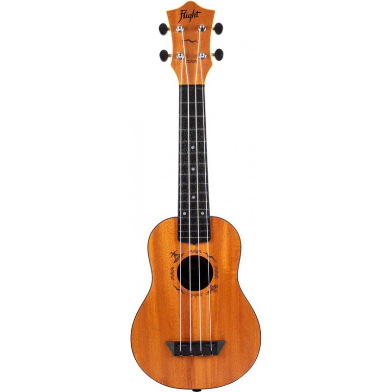 UKULELE FLIGHT SOPRANO ABS TRAVEL MAHOGANY S53MAH