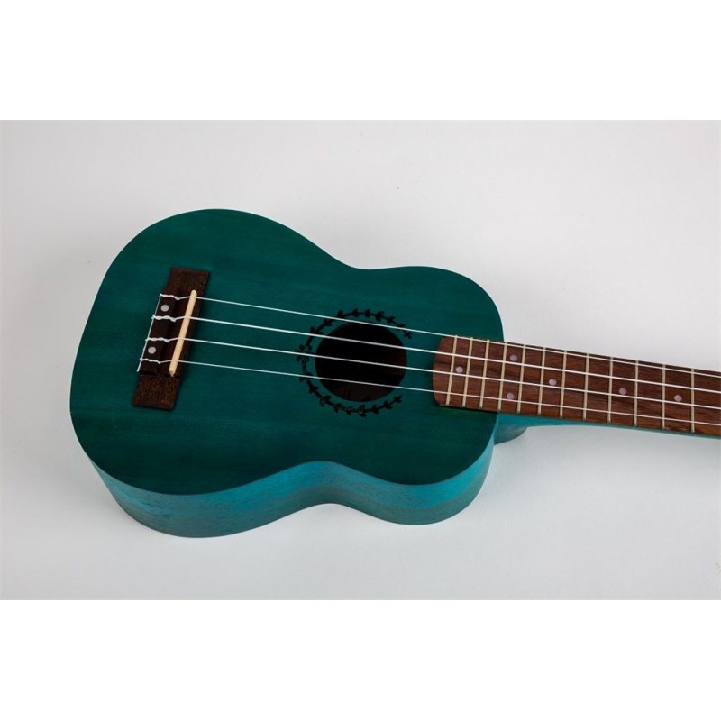 UKULELE FLIGHT SOPRANO BUMBLEBEE BLEU BUS23BL