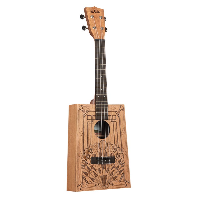 CIGAR BOX UKULELE CONCERT ART DECO AVEC HOUSSE 