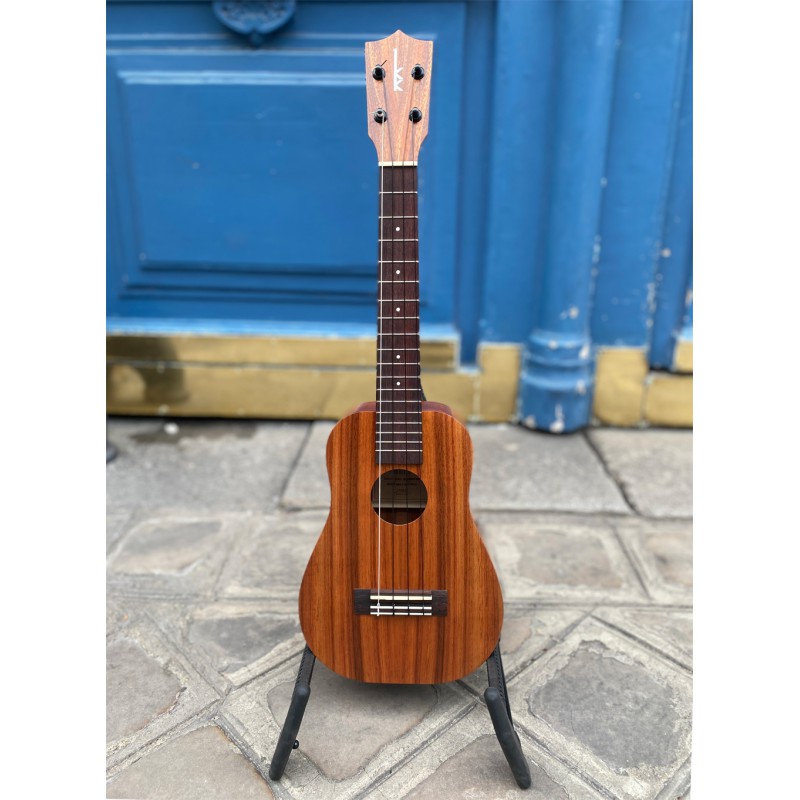 UKULELE KAMAKA CONCERT HB-2 KOA HAWAIIEN BELL SHAPE LOW G EN ETUI