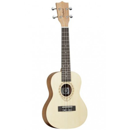 UKULELE TANGLEWOOD CONCERT ACAJOU FOND BOMBE TWT4