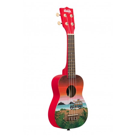 UKULELE KALA SOPRANO UKADELIC GRAPHIC SURFARI