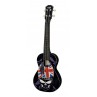 UKULELE KORALA CONCERT POLYCARBONATE UNION JACK TETE ALIEN PUC-30-004