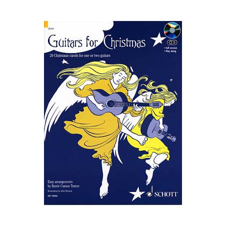 GUITARS FOR CHRISTMAS 1/2 GUITARES CD play-along ED 12942