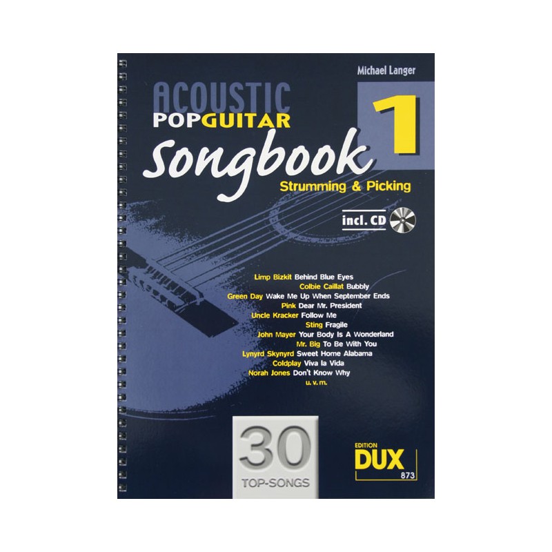 LANGER ACOUSTIC POPGUITAR SONGBOOK 1 D873