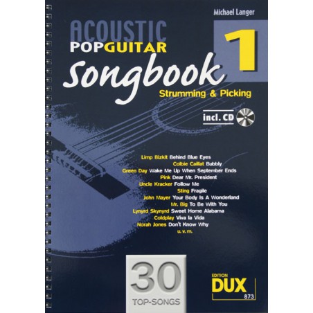 LANGER ACOUSTIC POPGUITAR SONGBOOK 1 D873