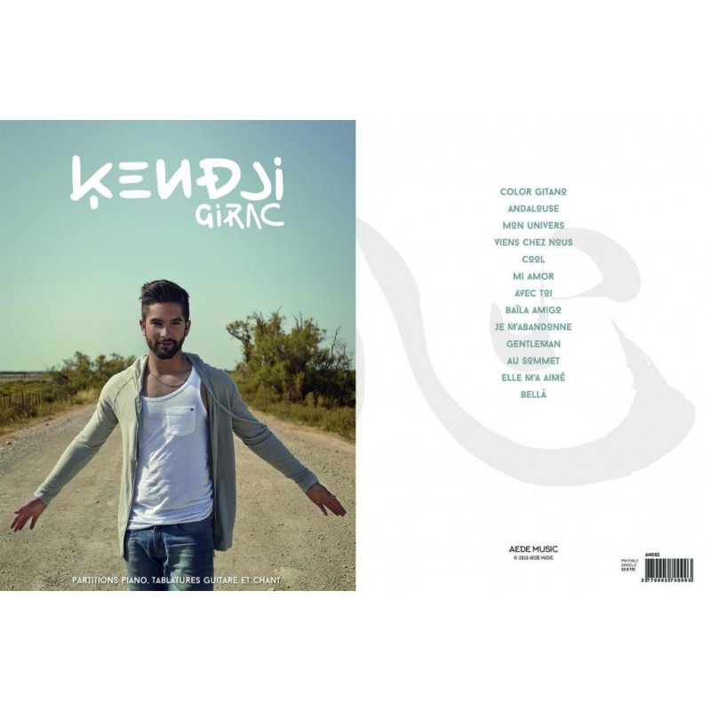 KENDJI GIRAC PIANO TABLATURES GUITARE ET CHAND AM002