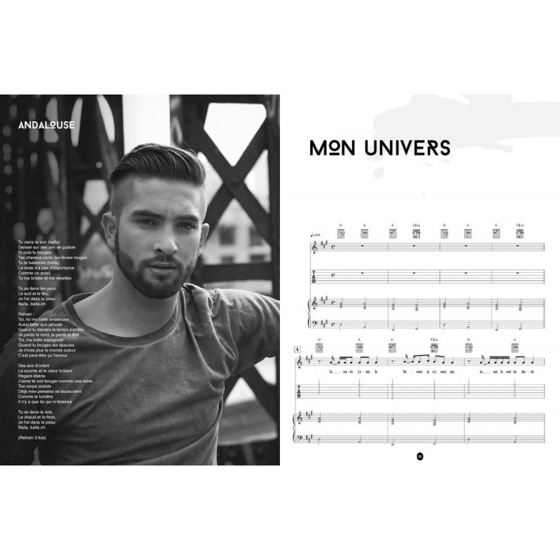 KENDJI GIRAC PIANO TABLATURES GUITARE ET CHAND AM002