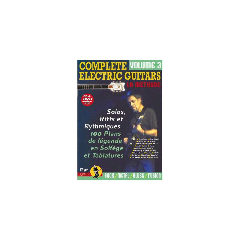 COMPLETE ELECTRIC GUITARS VOL 3 + DVD