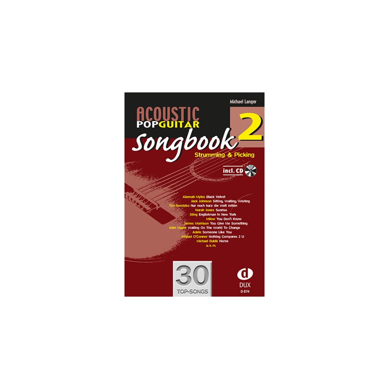 LANGER ACOUSTIC POPGUITAR SONGBOOK 2 D874