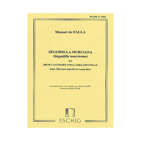 DE FALLA 7 CHANSONS 2 : SEGUIDILLA MURCIANA ME6930