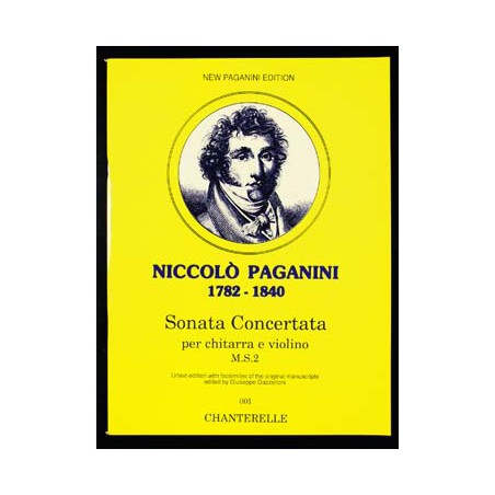 PAGANINI SONATA CONCERTATA ECH1