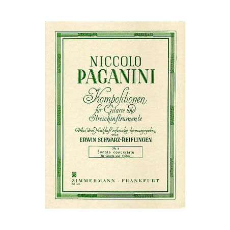 PAGANINI SONATA CONCERTATA ZM10490