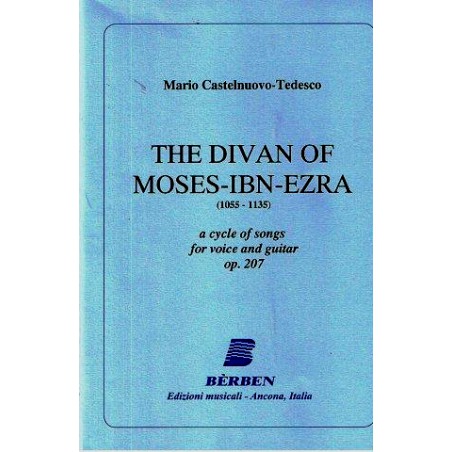 CASTELNUOVO TEDESCO THE DIVAN OF MOSES IBN EZRA OP207 BE1713