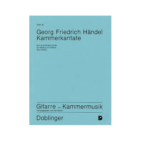 HANDEL KAMMERKANTATE  GKM39