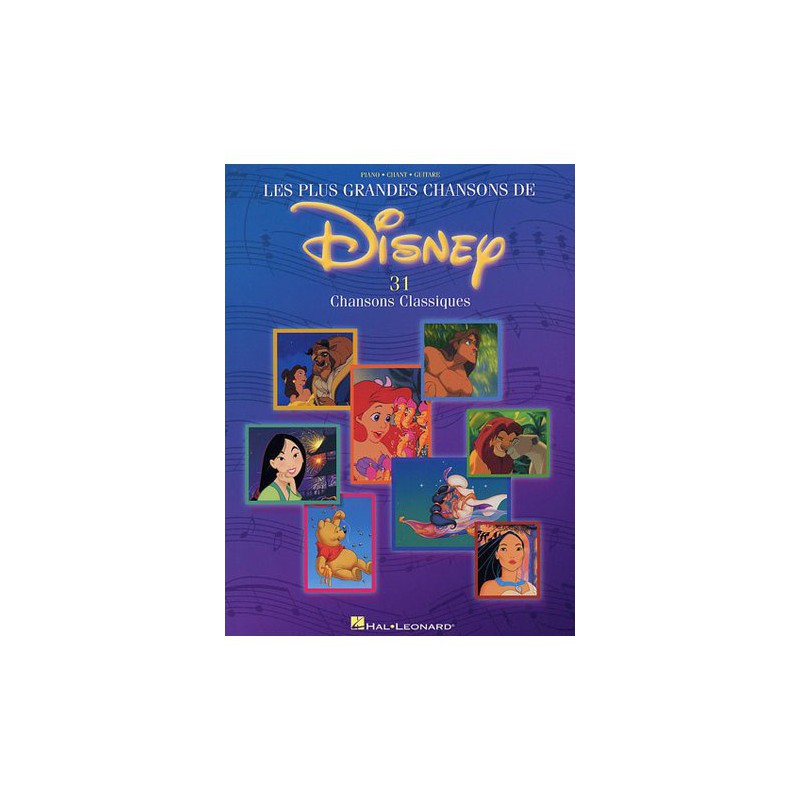 DISNEY LES PLUS GRANDES CHANSONS HLD310594 