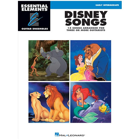 DISNEY SONGS 14 SONGS ARRANGED FOR THREE OR MORE GUITARISTS