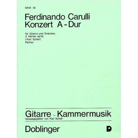 CARULLI KONZERT A DUR  GKM42