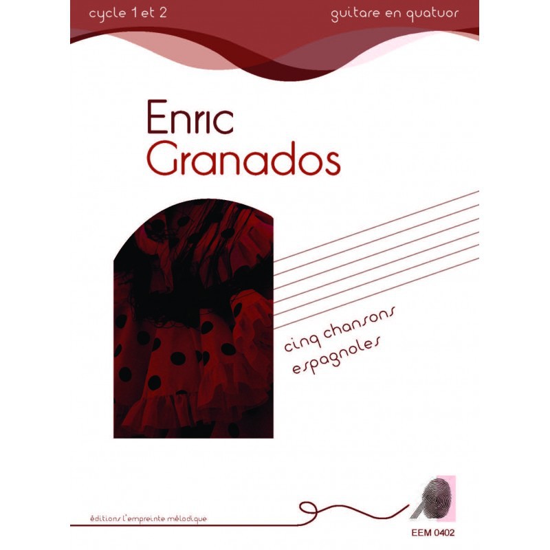 GRANADOS 5 CHANSONS ESPAGNOLES EEM402