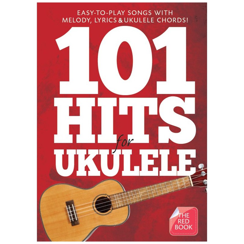 101 HITS FOR ULKULELE RED BOOK AM1008062