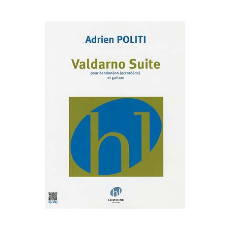 POLITI VALDARNO SUITE BANDONÉON (OU ACCORDEON) GUITARE 29287